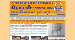 Desktop Screenshot of ladderstabilizerleveler.com